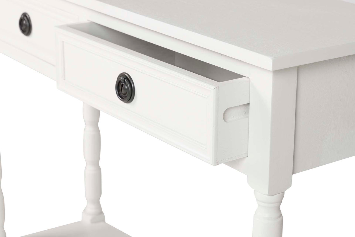 MDF Pino White Console 90x30x75 cm