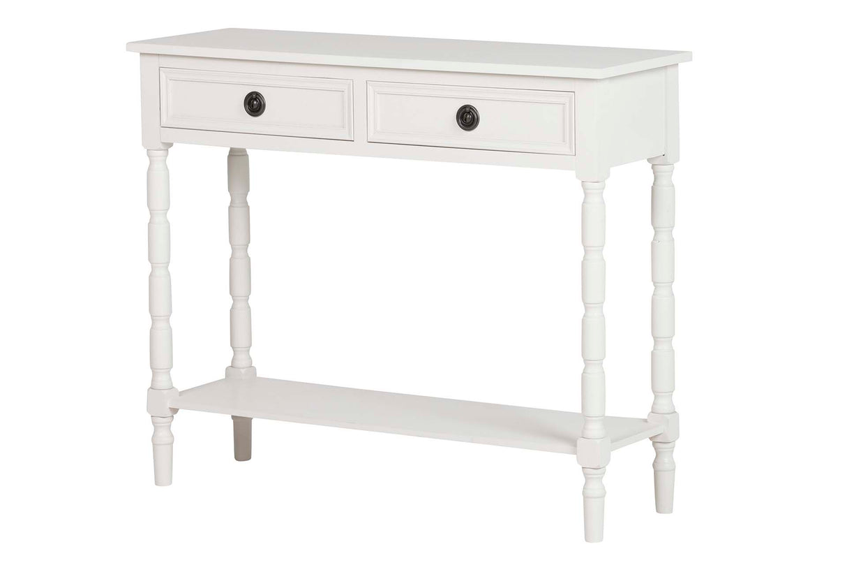 MDF Pino White Console 90x30x75 cm