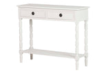 MDF Pino White Console 90x30x75 cm