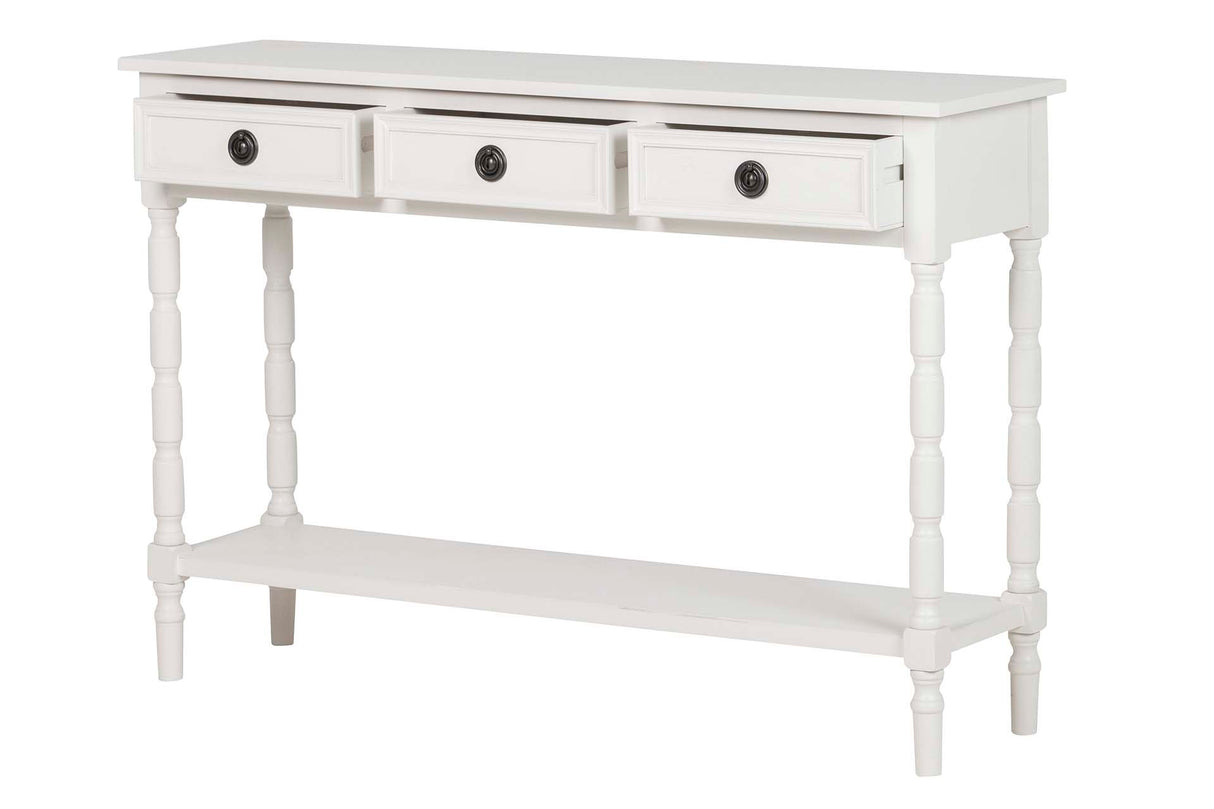 MDF Pino White Console 110x30x75 cm