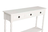 MDF Pino White Console 110x30x75 cm