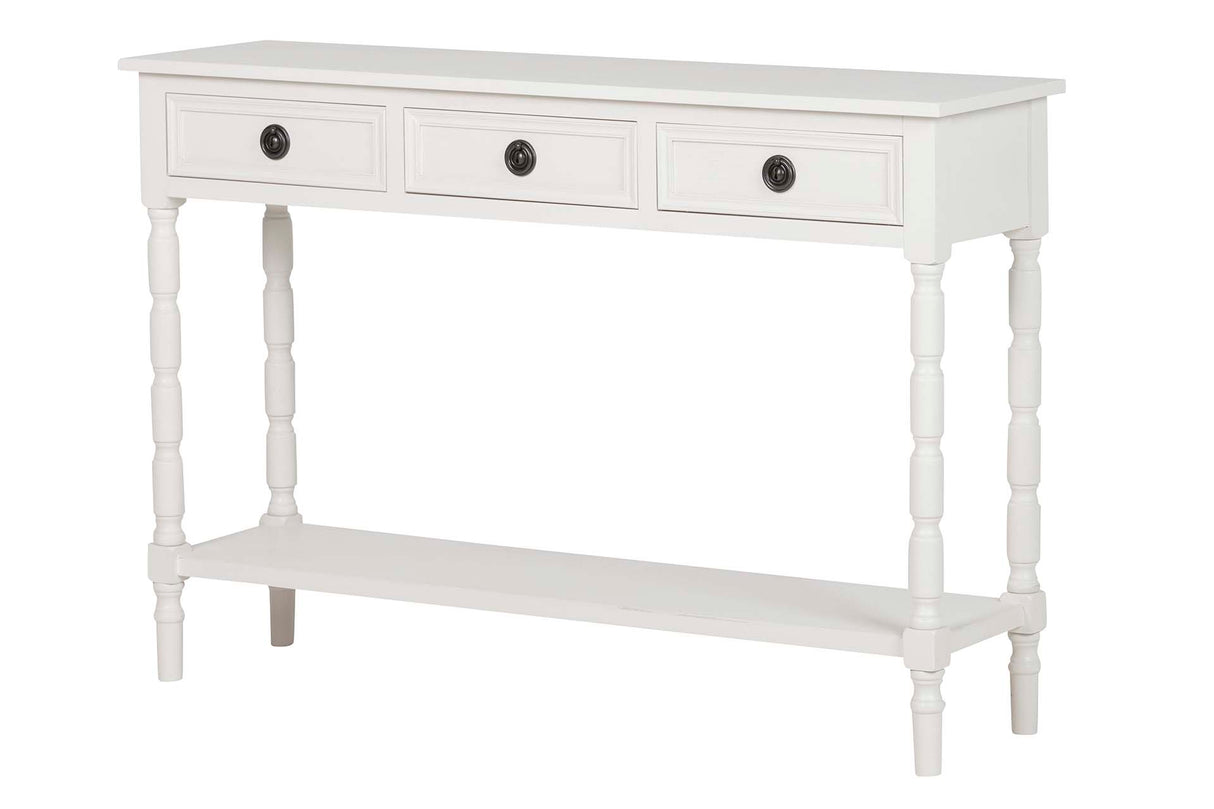 MDF Pino White Console 110x30x75 cm