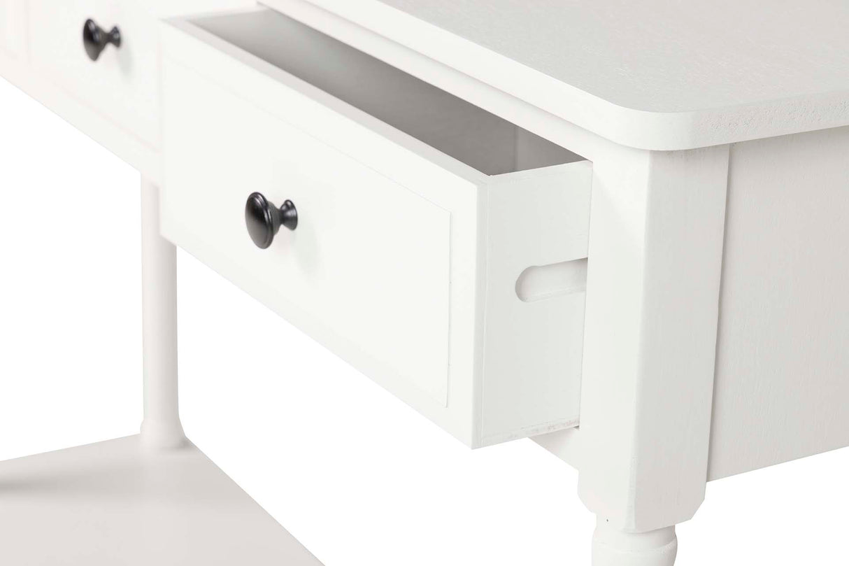 MDF Pino Blanca 110x30x75 Cm Console