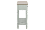 CONSOLA 2 CAJONES PINO MDF GRIS 90x33x75 CM