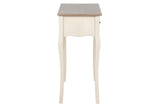CONSOLA 2 CAJONES PINO MDF BEIGE 90x38x78 CM
