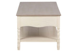 MESA CENTRO PINO MDF BEIGE 120x48x60 CM