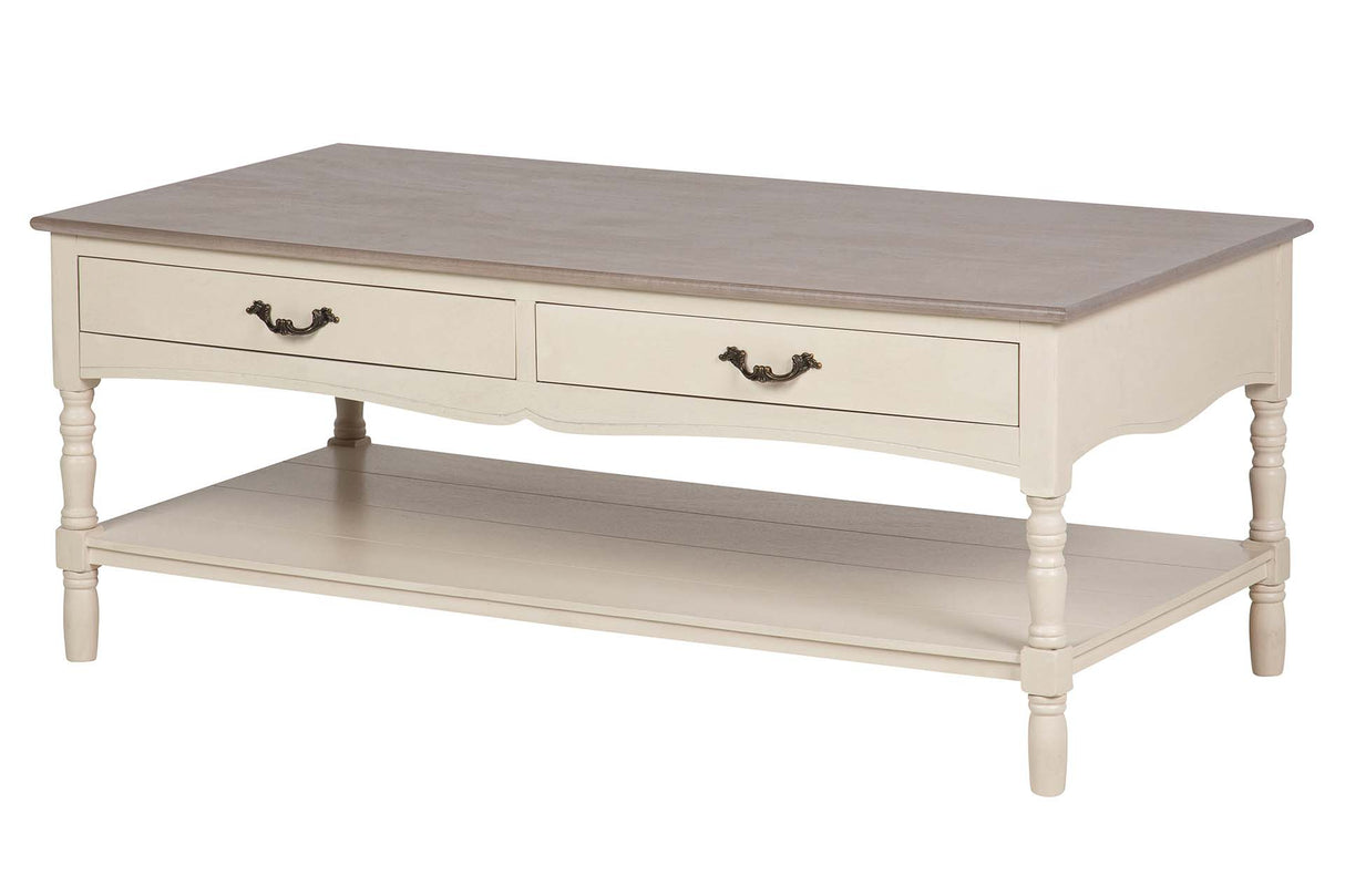 MESA CENTRO PINO MDF BEIGE 120x48x60 CM