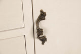 CONSOLA CAJONES PUERTAS PINO MDF BEIGE 106x28x81CM