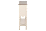 CONSOLA CAJONES PUERTAS PINO MDF BEIGE 106x28x81CM