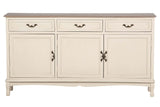 APARADOR PINO MDF BEIGE 150x28x81 CM