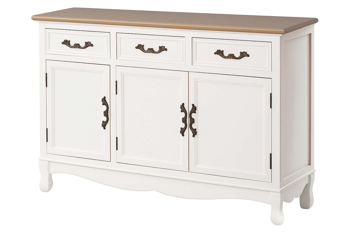 APARADOR PINO MDF BEIGE 150x28x81 CM
