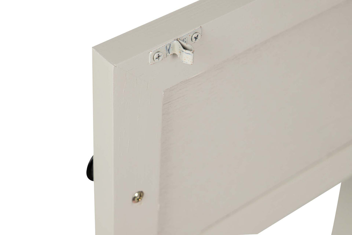 CONSOLA PUERTAS CAJONES PINO MDF BLANCA 106x30x81 CM