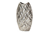 Metal Sild Florero 25x12x39 cm