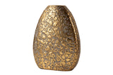 FLORERO METAL DORADO 28x13x36 CM