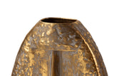 Gold Metal Florero 28x13x36 cm