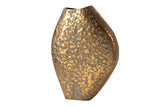 FLORERO METAL DORADO 27x11x36 CM