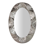 ESPEJO METAL PLATEADO 88x7x128 CM