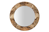 Miroir en métal doré 104x7x104 cm