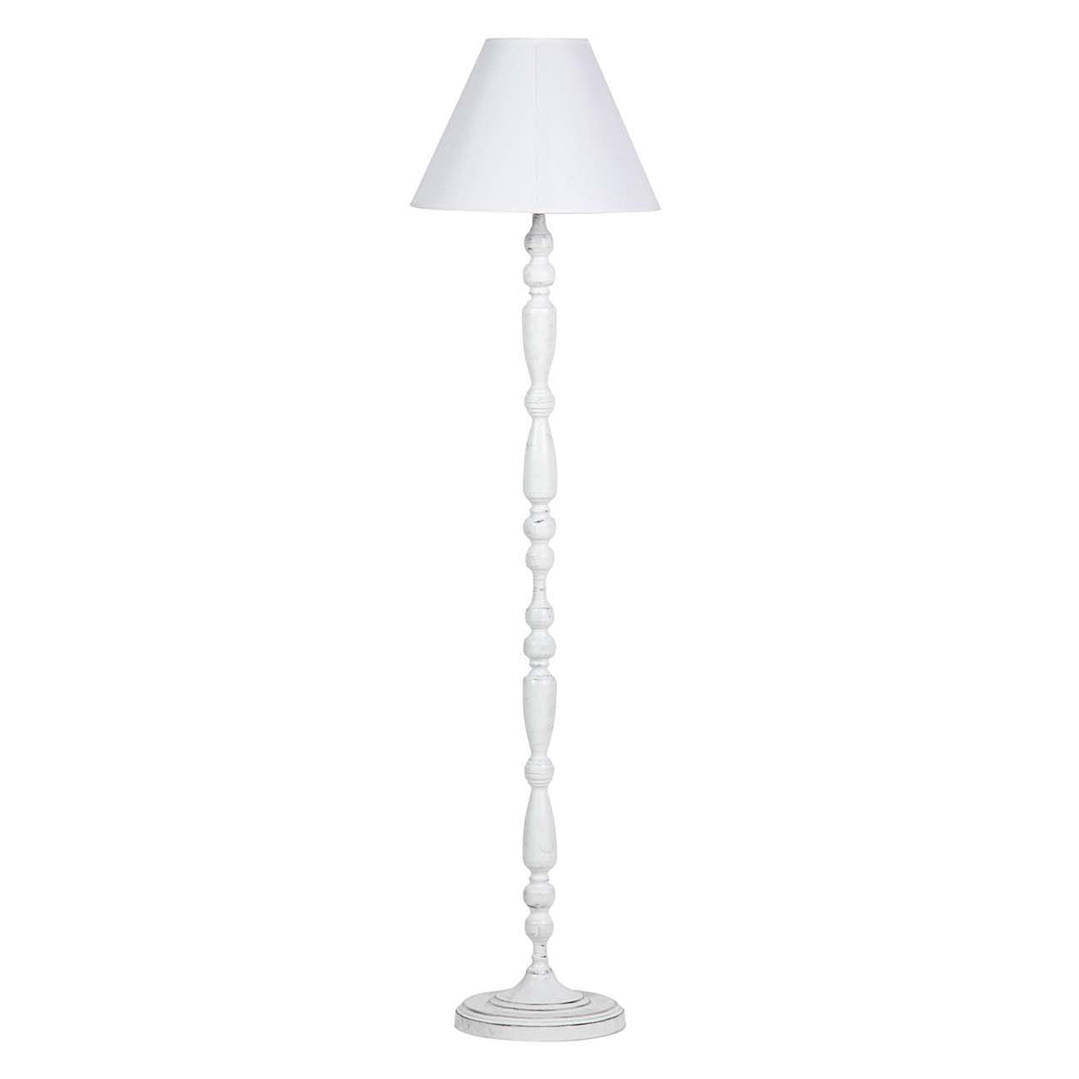 LAMPARA DE PIE METAL GRIS 38x38x150 CM