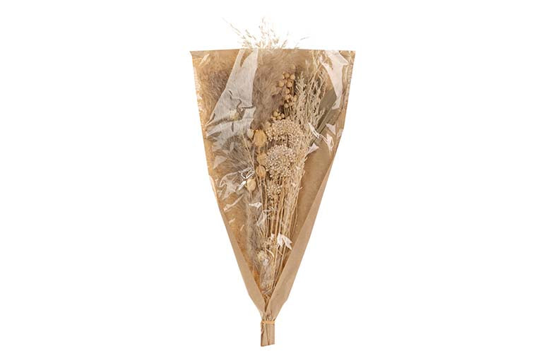 BOUQUET FLORES SILVERESTRES PRESERVADAS 30x14x68CM