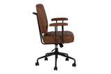 SILLA ESCRITORIO REGULABLE MARRON 65x68x97/103 CM