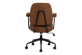 SILLA ESCRITORIO REGULABLE MARRON 65x68x97/103 CM