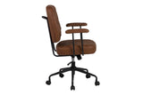 SILLA ESCRITORIO REGULABLE MARRON 65x68x97/103 CM