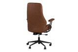 SILLA ESCRITORIO REGULABLE MARRON 71x65x112/120 CM