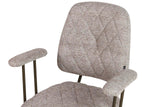 SILLA ESCRITORIO REGULABLE CHENILLA 65x68x97/103CM