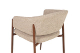 SILLA METAL POLIESTER MARRON 60x56x79 CM