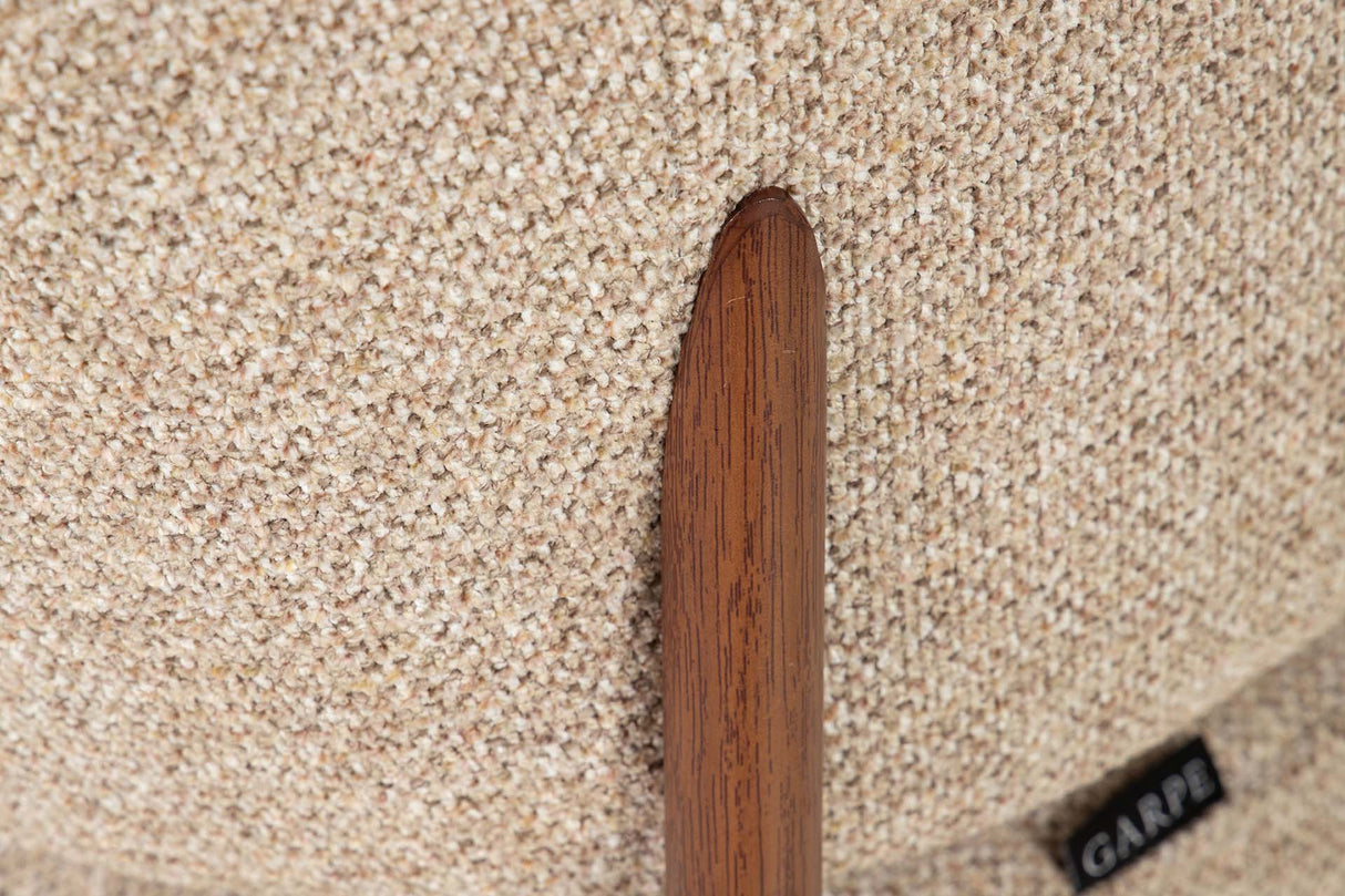 SILLA METAL POLIESTER MARRON 60x56x79 CM