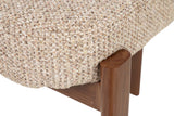 SILLA METAL POLIESTER MARRON 56x56x82 CM