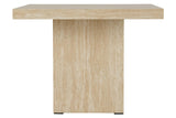 MESA DE CENTRO MDF MARRON 60x60x45 CM