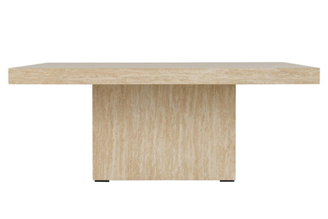 MESA DE CENTRO MDF MARRON 80x80x32 CM