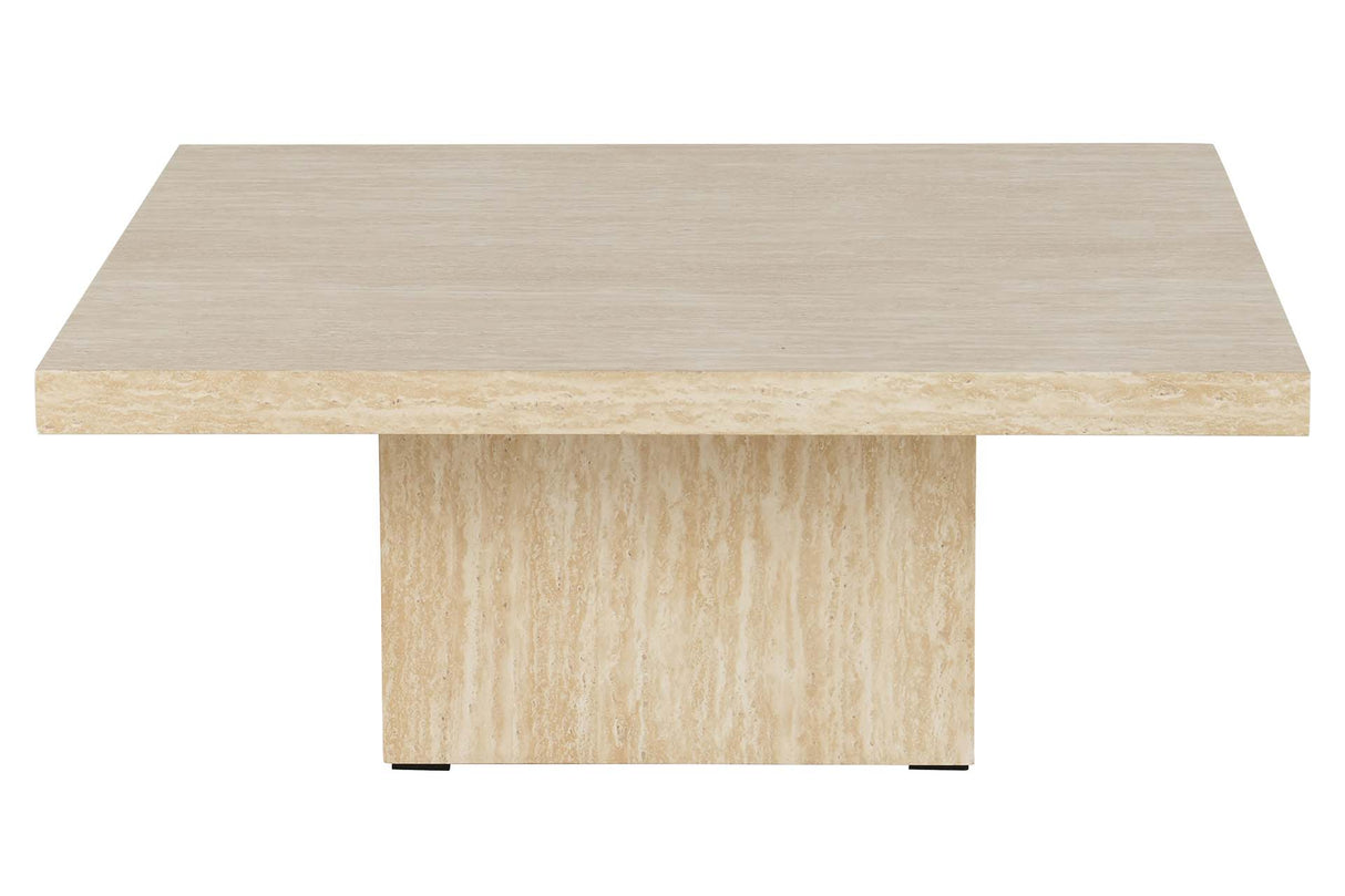 MESA DE CENTRO MDF MARRON 80x80x32 CM