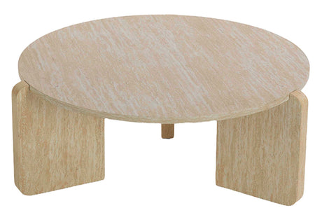MESA DE CENTRO MDF MARRON 80x80x32 CM