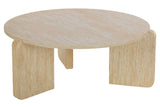 MESA DE CENTRO MDF MARRON 80x80x32 CM