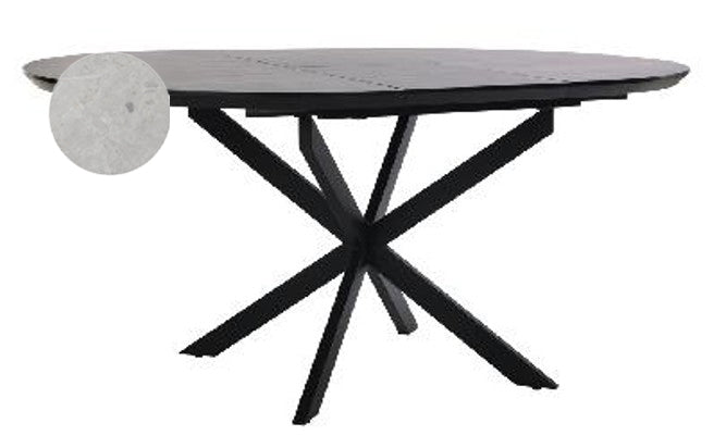 MESA DE COMEDOR EXTENSIBLE MDF 120-160x90x75 CM