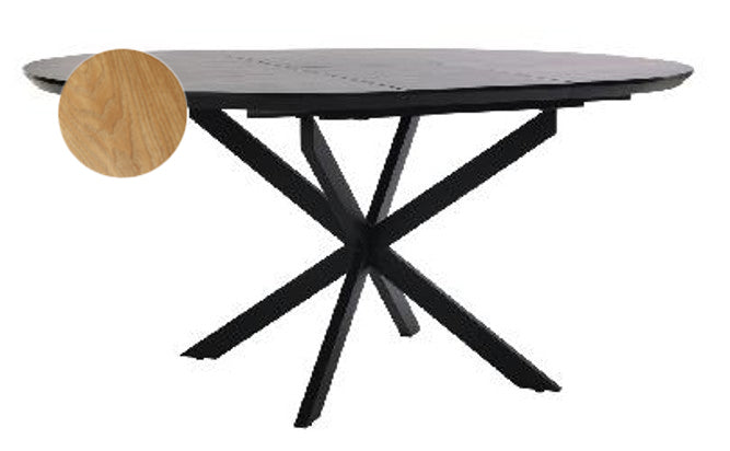 MESA DE COMEDOR EXTENSIBLE MDF 120-160x90x75 CM