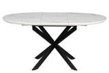 MESA DE COMEDOR EXTENSIBLE MDF 120-160x90x75 CM
