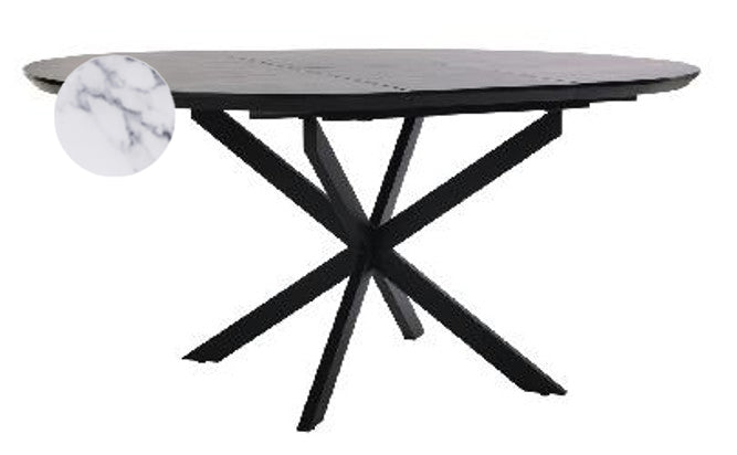 MESA DE COMEDOR EXTENSIBLE MDF 120-160x90x75 CM