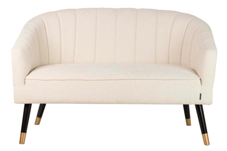 SOFA CHENILLA BEIGE 129x72x80 CM