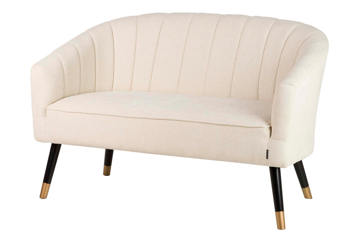 SOFÁ CHENILLA BEIGE 129x72x80 CM