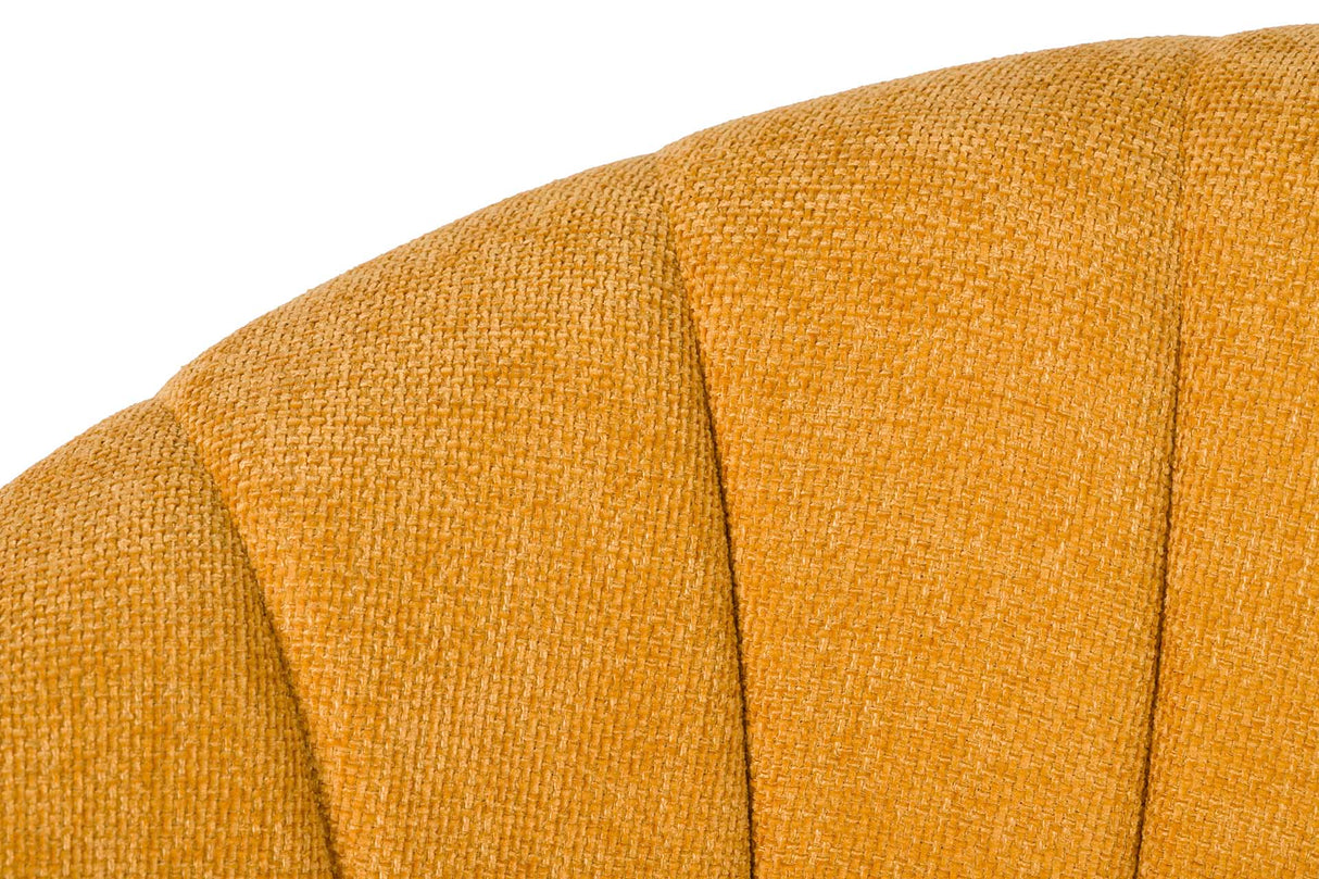 SOFÁ CHENILLA AMARILLO 129x72x80 CM