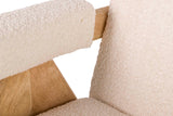 BUTACA BOUCLE BLANCO 74x76x85 CM