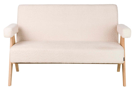 SOFA BOUCLE BLANCO 134x76x85 CM