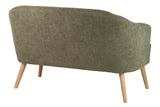 SOFA CHENILLA GRIS 131x72x79 CM