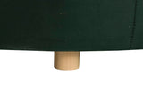 SOFA VELVET VERDE 195x84x76 CM