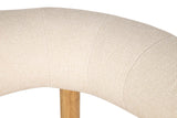 SOFA CHENILLE BLANCO 143x67x70 CM