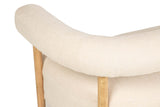 SOFA CHENILLE BLANCO 143x67x70 CM